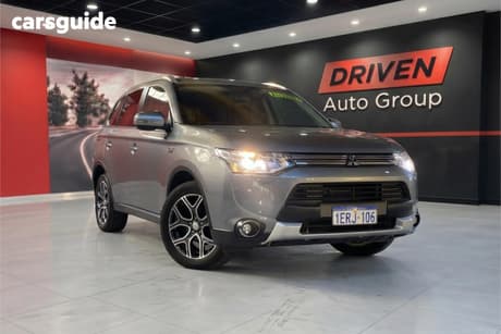 Silver 2014 Mitsubishi Outlander Wagon Aspire Phev Hybrid