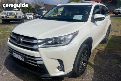 White 2018 Toyota Kluger Wagon Gx (4X2)