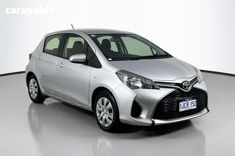 Silver 2015 Toyota Yaris Hatchback Ascent