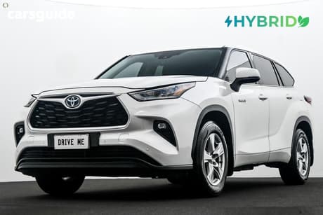 White 2021 Toyota Kluger Wagon Gx Hybrid Awd