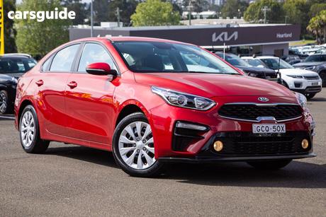 Red 2020 Kia Cerato Sedan S