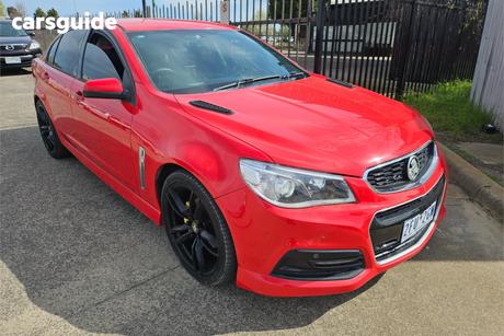 Red 2013 Holden Commodore Sedan Sv6