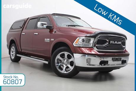 Red 2020 RAM 1500 Crew Cab Utility Laramie (4X4)