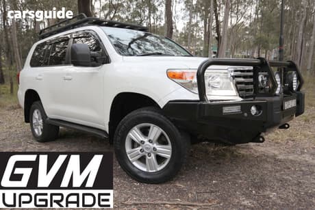 White 2014 Toyota Landcruiser Wagon Vx (4X4)