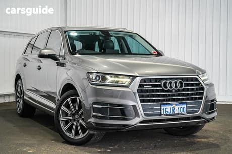 Silver 2017 Audi Q7 Wagon 3.0 Tdi Quattro