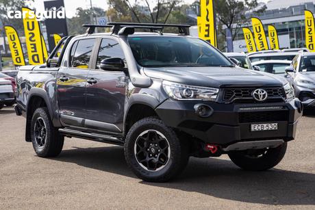 Grey 2019 Toyota Hilux Double Cab Pick Up Rugged X (4X4)