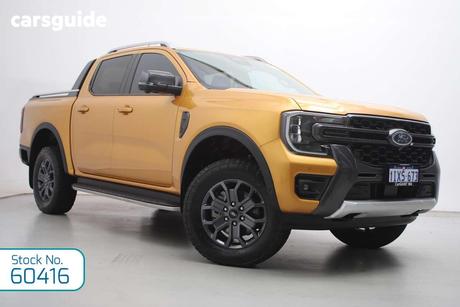 Yellow 2023 Ford Ranger Double Cab Pick Up Wildtrak 3.0 (4X4)