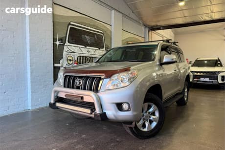 Silver 2010 Toyota Landcruiser Prado Wagon Gxl (4X4)