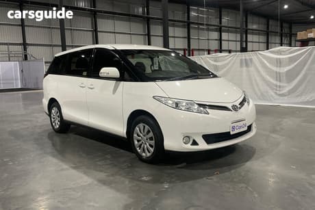 White 2019 Toyota Tarago Wagon Gli