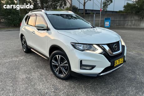 White 2021 Nissan X-Trail Wagon St-L 7 Seat (2Wd)