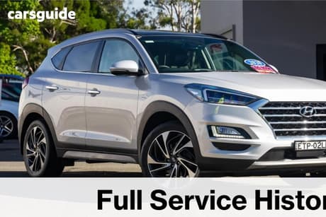 Silver 2020 Hyundai Tucson Wagon Highlander (Awd) Black Int