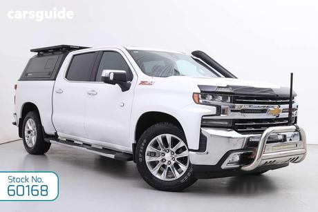 White 2022 Chevrolet Silverado Crew Cab Utility 1500 Ltz Premium Tech Pack