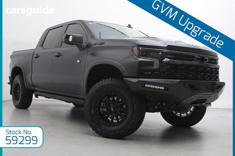 Black 2024 Chevrolet Silverado Crew Cab Pickup 1500 Zr2