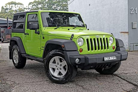 Green 2013 Jeep Wrangler Hardtop Renegade Sport (4X4)
