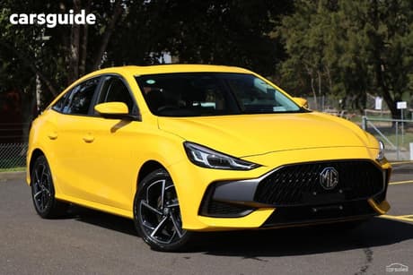Yellow 2025 MG MG5 Sedan Essence
