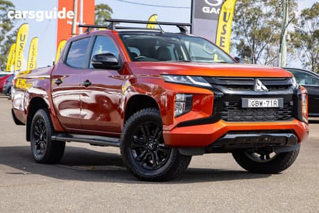 Orange 2022 Mitsubishi Triton Double Cab Pick Up Gsr (4X4)