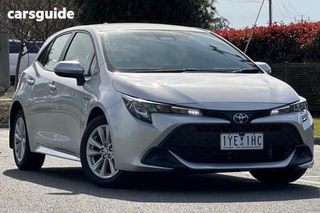 Silver 2023 Toyota Corolla Hatchback Ascent Sport
