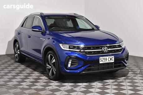 Blue 2022 Volkswagen T-ROC Wagon 140Tsi R-Line