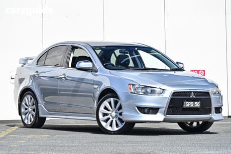 Silver 2010 Mitsubishi Lancer Sedan Vr-X