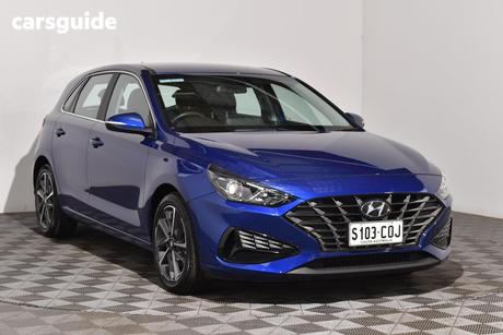 Blue 2022 Hyundai I30 Hatchback Elite