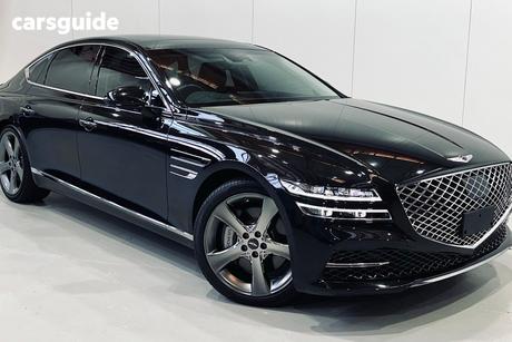 Black 2023 Genesis G80 Sedan 3.5T Awd Lux