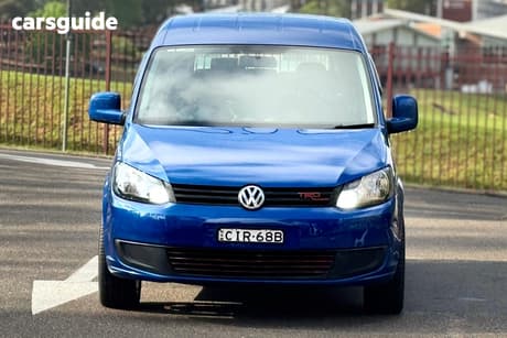 Blue 2012 Volkswagen Caddy Wagon Life Startline Tdi250