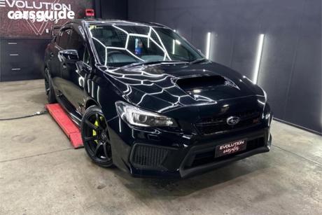 Black 2018 Subaru WRX Sedan Sti Premium