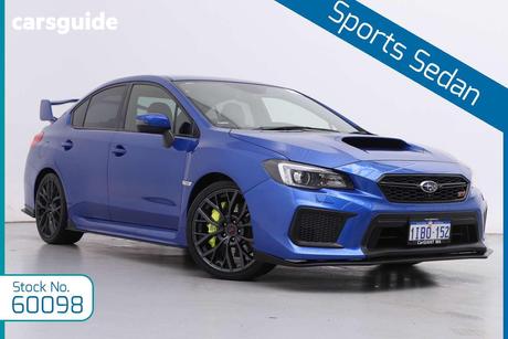 Blue 2019 Subaru WRX Sedan Sti Premium (Awd)