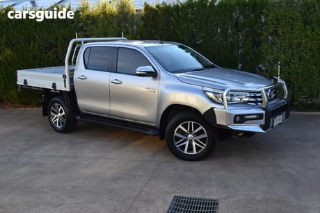 Silver 2016 Toyota Hilux Dual Cab Utility Sr5 (4X4)