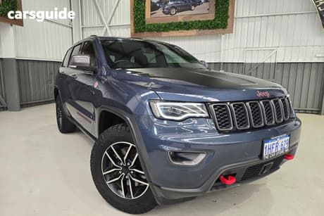 Blue 2021 Jeep Grand Cherokee Wagon Trailhawk (4X4)