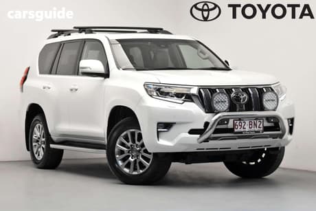 White 2021 Toyota Landcruiser Prado Wagon Kakadu