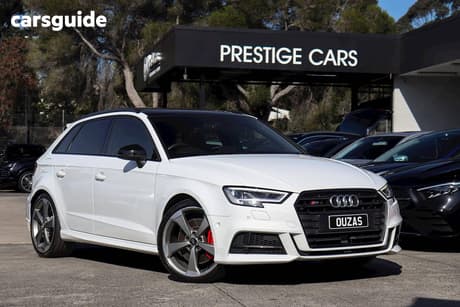 White 2018 Audi S3 Hatchback Sportback 2.0 Tfsi Quattro
