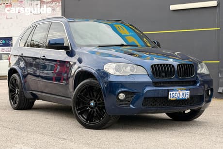 Blue 2012 BMW X5 SUV E70 XDRIVE40D SPORT WAGON 5DR STEPTRONIC 8SP 4X4 3.0DTT [MY12]