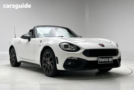 White 2017 Abarth 124 Roadster Spider