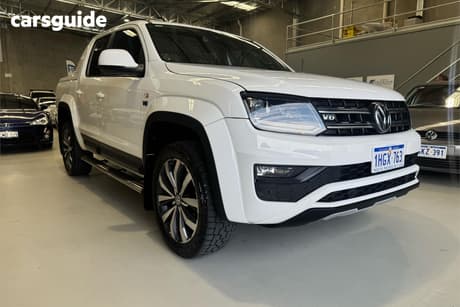 White 2021 Volkswagen Amarok Dual Cab Utility Tdi580 Aventura 4Motion