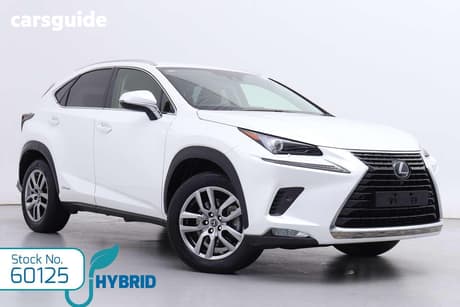 White 2020 Lexus NX300H Wagon Luxury Hybrid (Awd)