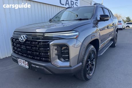 Grey 2024 LDV T60 Double Cab Utility Max Mega Tub (4X4)