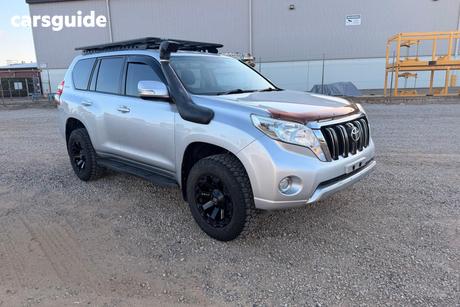 Silver 2015 Toyota Landcruiser Prado Wagon Gxl (4X4)