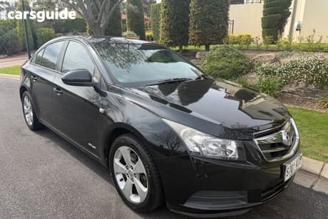 Black 2010 Holden Cruze Sedan Cd