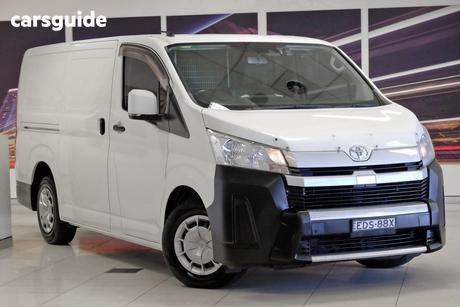 White 2019 Toyota HiAce Van Lwb