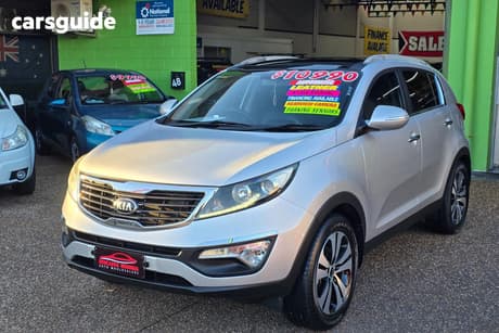Silver 2013 Kia Sportage Wagon Platinum (Awd)