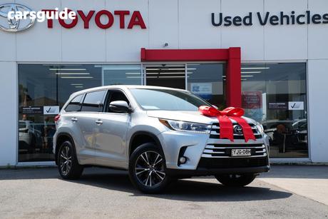 Silver 2018 Toyota Kluger SUV