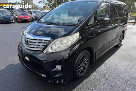 Black 2009 Toyota Alphard SUV 2.4