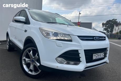 White 2015 Ford Kuga Wagon Titanium (Awd)
