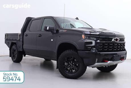 Black 2023 Chevrolet Silverado Crew Cab Pickup 1500 Zr2