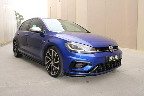 Blue 2020 Volkswagen Golf Hatchback R