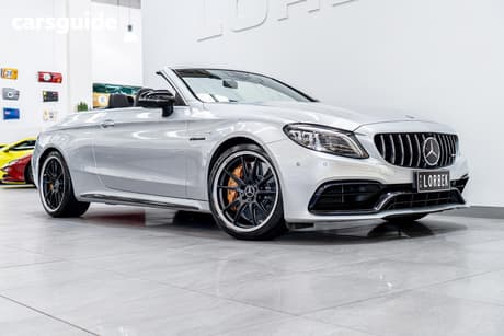 Silver 2019 Mercedes-Benz C63 Cabriolet S
