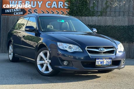 Blue 2008 Subaru Liberty Wagon Gt-B