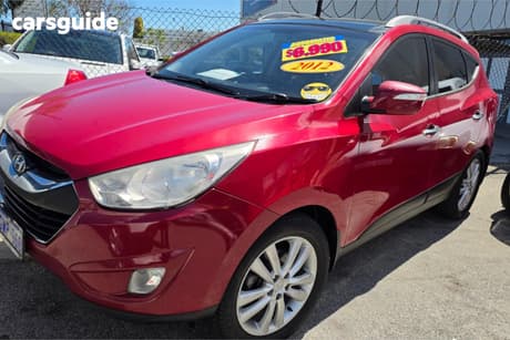 Red 2012 Hyundai IX35 Wagon Highlander (Awd)