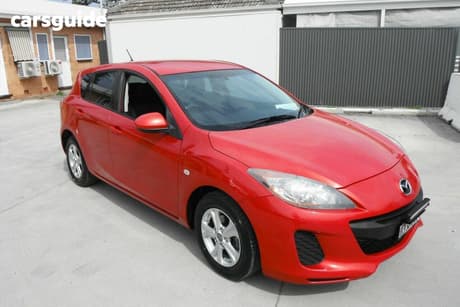 Red 2013 Mazda 3 Hatchback Neo